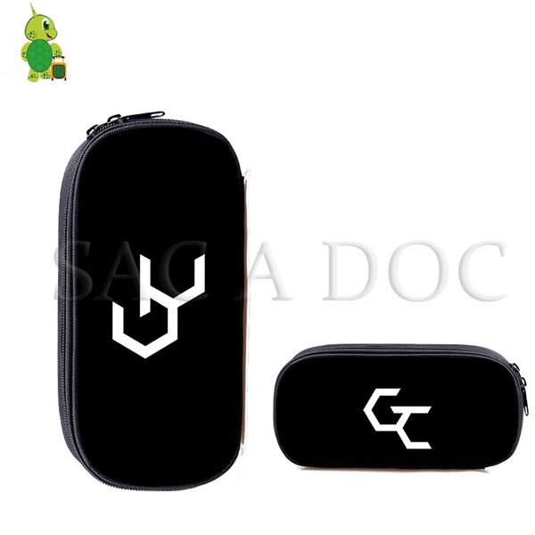 

anime guilty crown gc pencil case cosmetic cases boys girls kids school supplies stationery storage bags makeup bag
