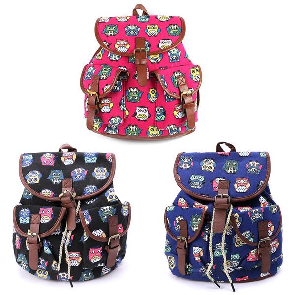 

2019 new women drawstring travel backpack shoulder school bag rucksack bookbag daypack