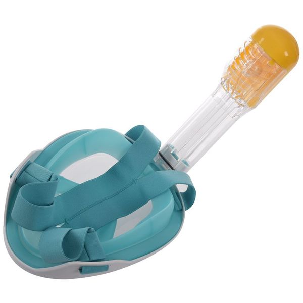 

swimming diving snorkeling full face mask surface scuba for s/m green