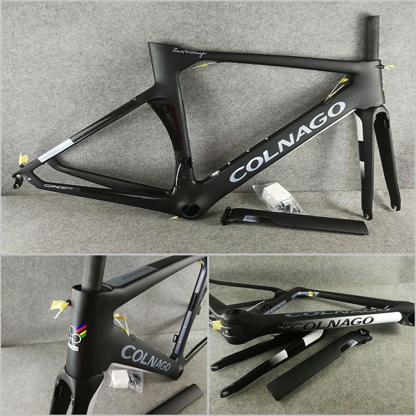 

New arrival njbk 2019 black t1000 ud colnago concept carbon road bike frame et frame fork eatpo t head et calmp hipping