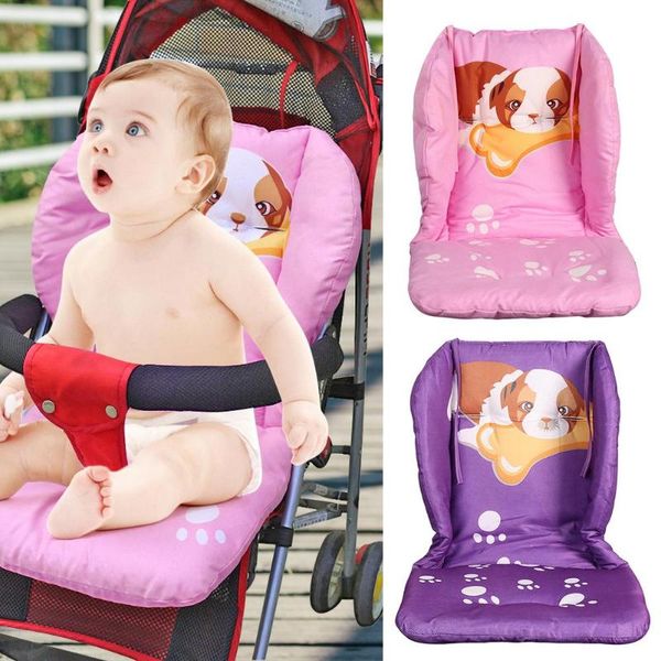 

baby infant stroller seat cushion thickened cute dog print cotton mats