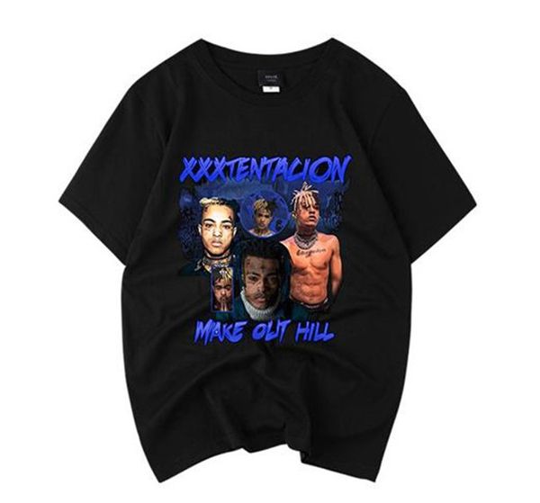 

XXXTENTACION Mens Designer Tshirts Hiphop Rap Short Sleeved Shirts Mens Teenager Casual Cotton Tops Male Clothing