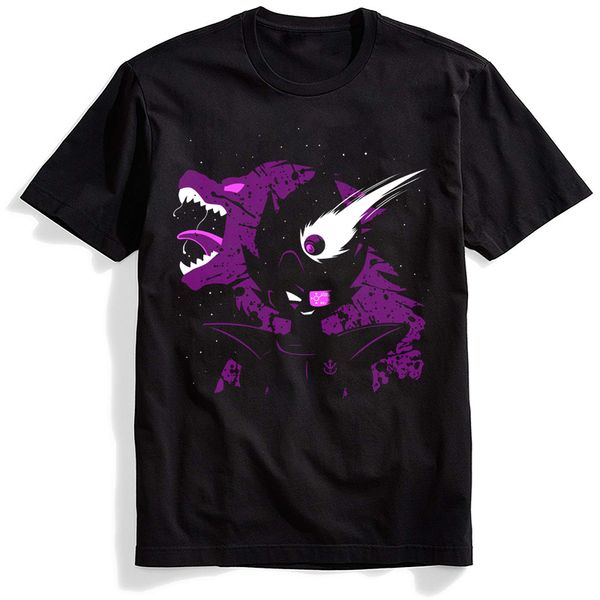 

саян вегета забавный футболка мужчины хип-хоп футболка мода женский футболка топ тройник, White;black