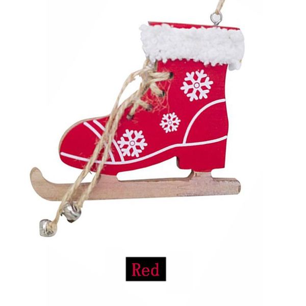 Christmas Tree Innovative Skates Ski Shoes Pendant Christmas