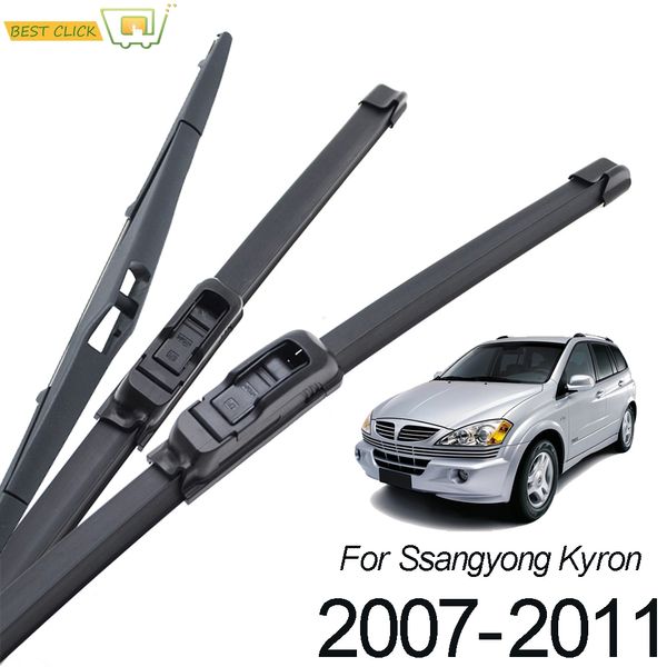 

misima windshield windscreen wiper blades for ssangyong kyron facelift 10/2007 - 2011 front rear window wiper 2008 2009 2010