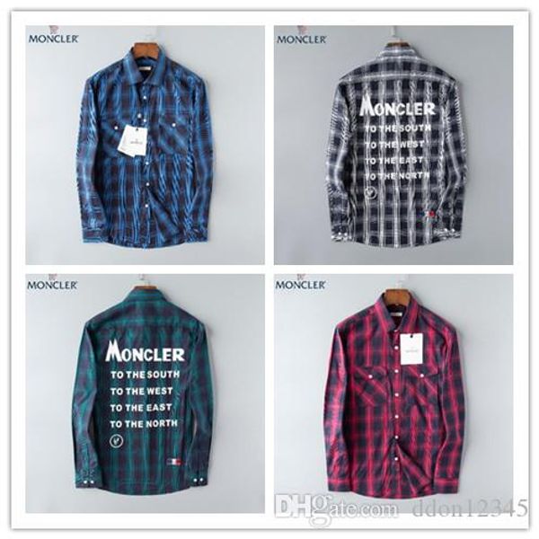 

весна и осень роскошный дизайнерский дизайн мужская рубашка с принтом платье тонкий хлопок рубашка мужская повседневная бизнес топы рубашка, White;black