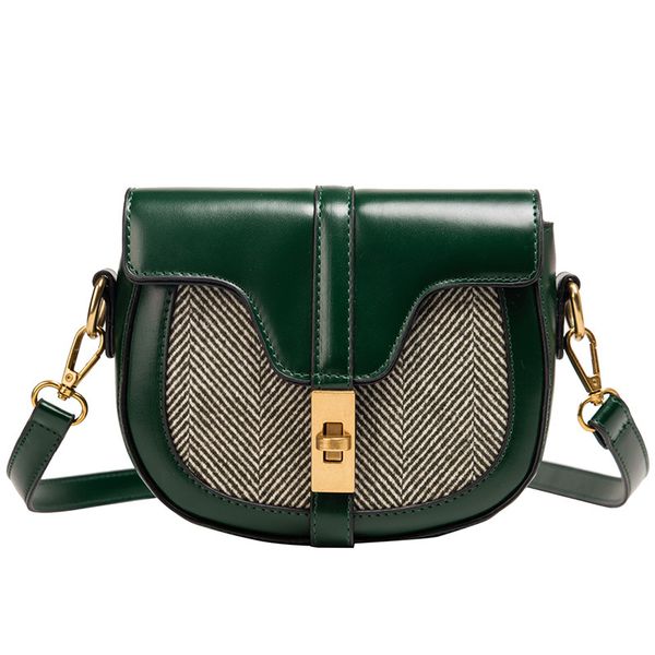 

small bag women 2019 new simple fashion shoulder bag korean casual wild messenger saddle