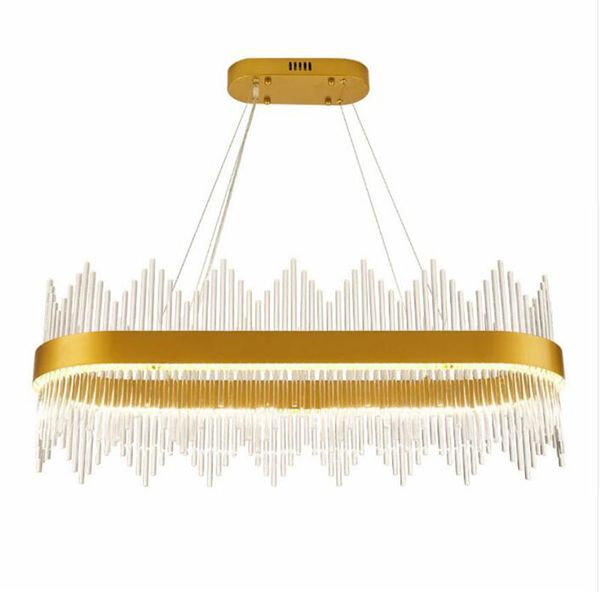 

moderne designer nordic pendant crystal chandelier restaurant kroonluchters l techniek chain woonkamer art opknoping lichten ac90-260v