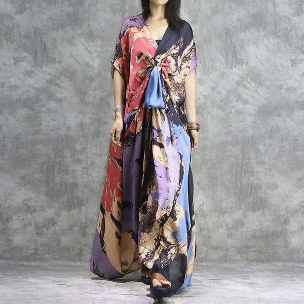 

кафтан напечатанных платье макси для женщин летний сарафан zanzea 2020 casual v neck long платье женский цветочный пляж robe крупногабаритны, Black;gray