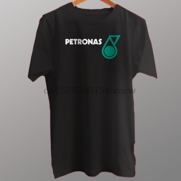 

петронас нефтегазовая корпорация t-рубашка хлопок новый, White;black