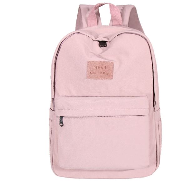 

pure color fashion women nylon backpack large capacity students travel school bagpacks mochila feminina mochila mujer