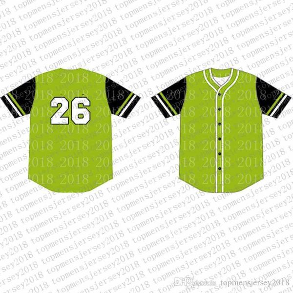 

Top Custom Baseball Jerseys Mens Embroidery Logos Jersey Free Shipping Cheap wholesale Any name any number Size M-XXL 67