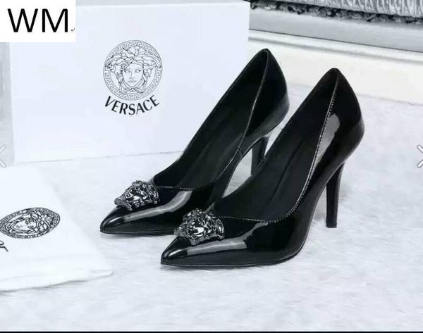 

new fashion patent leather black pointed high heels women high heels sandals slippers mules slides pumps shoes sneakers dress
