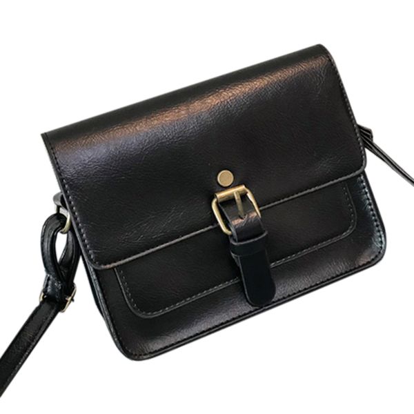 

new-vintage women flap fashion casual leather shoulder bags lady crossbody messenger bag elegant envelop clutch purse