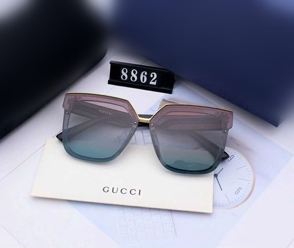 

designer sunglasses luxury sunglasses brand g8862 glasses for man woman designer glasses driving uv400 with box new hot, White;black