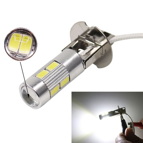 

2pcs h3 led bulb car fog lights high power lamp 5630 smd daytime running auto leds bulbs car light 12v 6000k white color