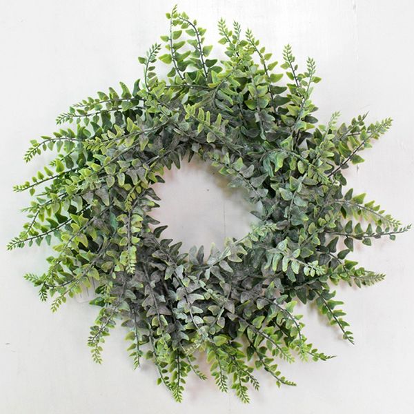 

christmas wreath nordic style new year's garland artificial plant for wedding decoration door decoration pendant grass ring