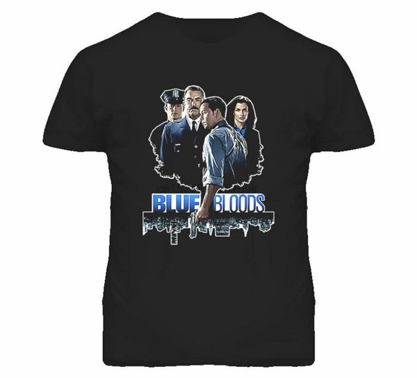 

tom selleck blue bloods mens t shirt, White;black