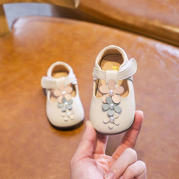 

spring girl casual shoes flower princess shoes baby toddler children's baby toddler leather