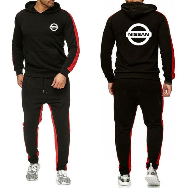 

spring autumn men hoodies car printed fashion sweatshirt men hoodie harajuku casual hoodies pants suit 2pcs i