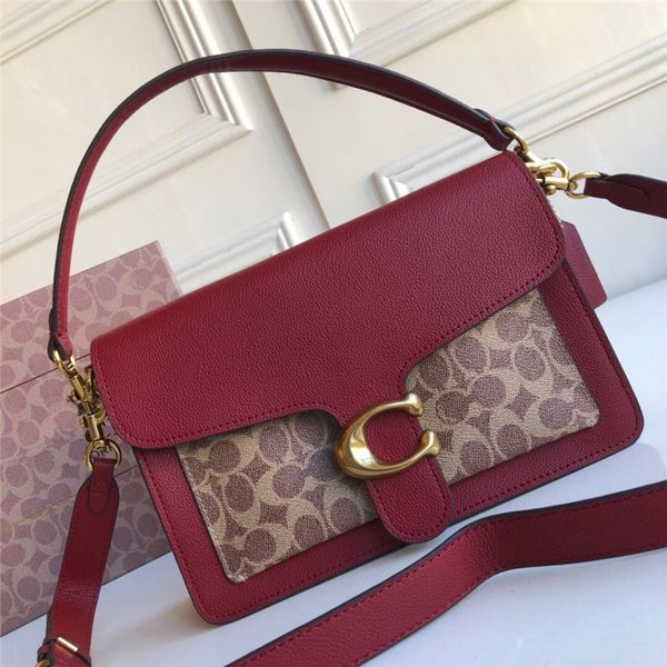

orignal fashion luxury designer ladies shoulder bag leather messenger bag c lock metal envelope bag female handbag with dustbag