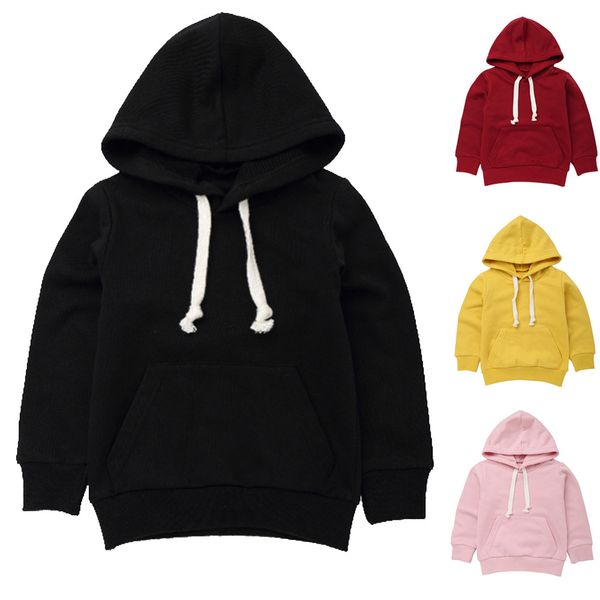 

малыш младенческой детские мальчики девочки с капюшоном толстовка топы пуловер блузка наряды девушки одежда набор 0228, White