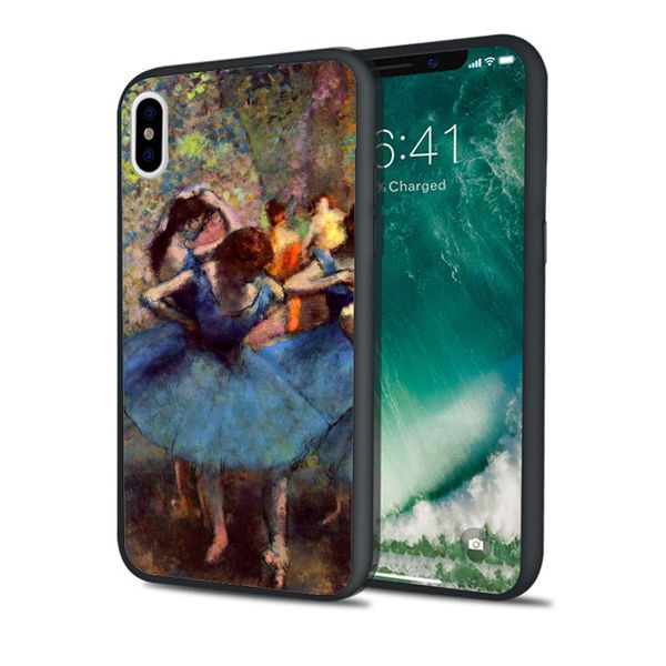 

coque blue dancers phone case for iphone 11 pro xs max xr 8 7 6s plus 5s se 5 case soft silicone cover.