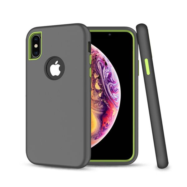 

soft silicone+hard pc dual layer hybrid case for huawei y5 y6 y7 y9 2018 mate 20 pro p20 p30 lite shockproof back cover