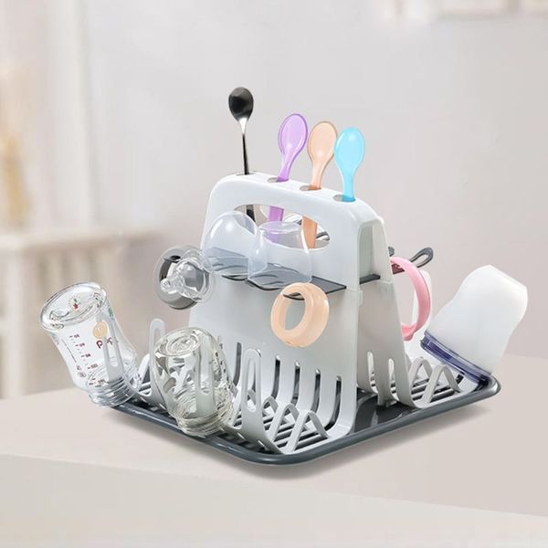 

Portable Baby Milk Bottle Drying Cup Rack Detachable Newborn Pacifier Holder 19QF