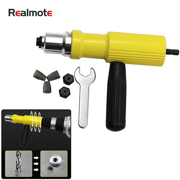 

electric pull rivet nut conversion tool insert riveting adapter gun set power cordless drill hand riveter nail accessory