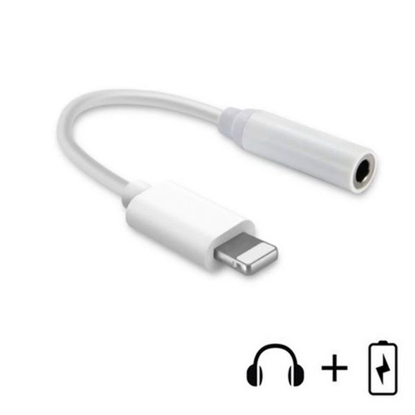 

For lightning to 3 5mm headphone adapter for iphone x 8pin adapter converter play mu ic audio jack for iphone x 7 8 plu hipping