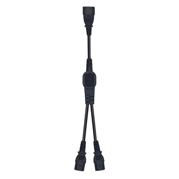 

10a iec 320 c14 to 2 c13 ac power extension cord iec320 for monitor pdu dmx