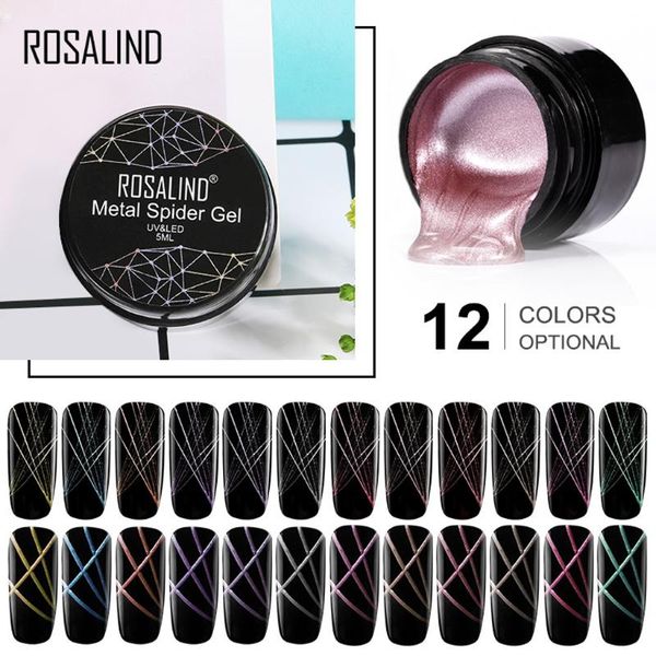 

rosalind 5d nail polish magic starry brushed 5ml nail gel easy to apply and absorb nails uv polish 100% brand new y12.17, Red;pink