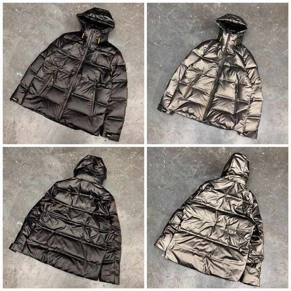 

luxury design womens mens jacket brand parkas winter outdoor luxury down jackets long sleeve warming letter around hat cool design jacket, Black