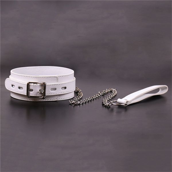 

collar and collar female bundle bondage adjustment slave male leather dog white alternative toys oseqa