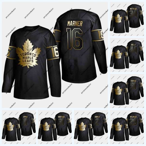 

Toronto Maple Leafs Golden Limited Jersey Tavares Mitchell Marner Matthews Frederik Andersen Morgan Rielly Hyman William Nylander Hainsey