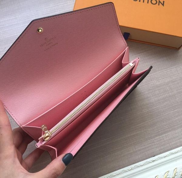

paris plaid style designer mens wallet famous men luxury purse special canvas multiple short small bifold wallet with box19*10cm