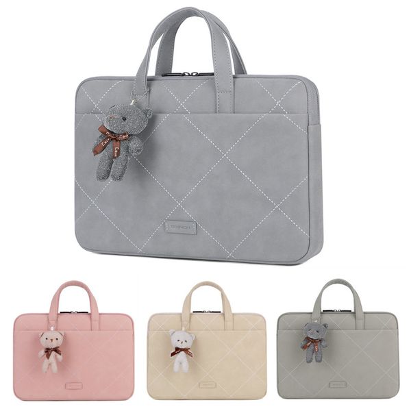 

heflashor waterproof cute lapbag sleeve 13 14 15 inch notebook bag lapcase for women men 2020