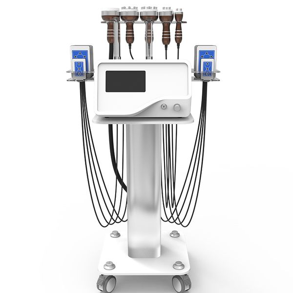 

lipo laser 8 pieces lipo laser pads: 6 big pads and 2 small pads 1piece cavitation 4 pieces rf multifunction slimming machine