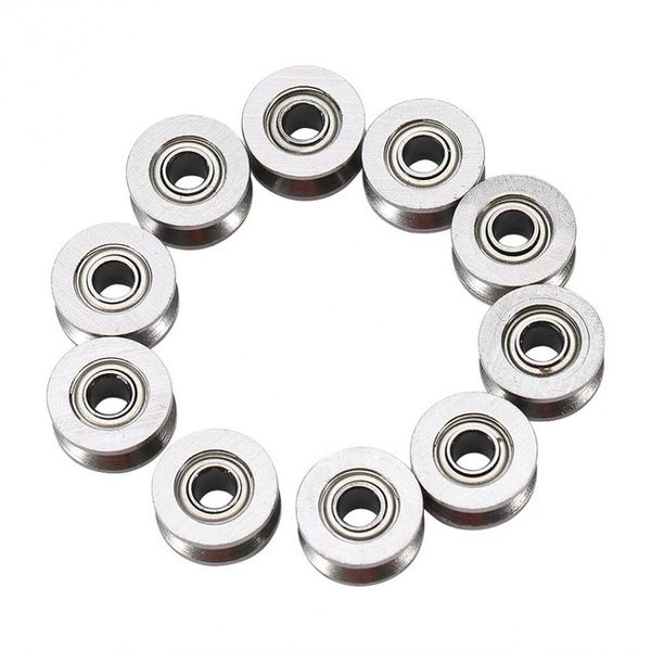 

u624zz groove ball bearing guide pulley for rail track linear motion system ball bearing hardware 4*13*7mm sale