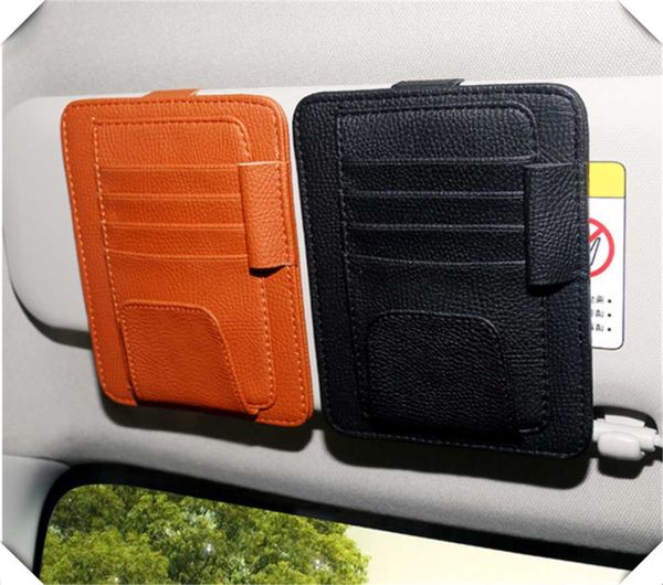 

car multifunctional sun visor storage bag card holder driver's license for gmc mahindra hino tata motors