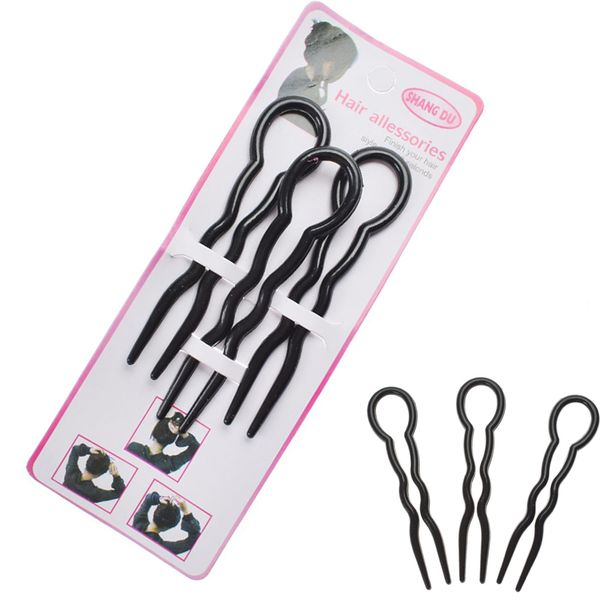 Women Girls Fashion Popular Round Toe U Shaped Hair Pins Hair