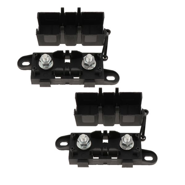 

2x down car fuse holder with mega fuse 300a 60v for rv / van / truck