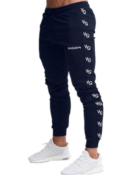 

2019 fashion fitness jogger pants men pocket sweatpants men elastic waist band black casual pants pantalon hombre