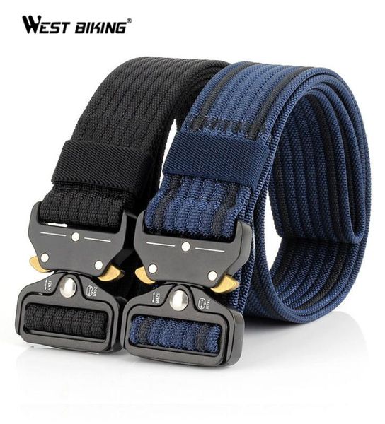 

tactical nylon belt metal buckle adjustable army outdoor quick release hunting training outdoor buckle belt, Black;gray