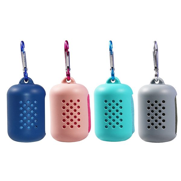 

portable travel towel foldable mini compression ice sports beach accessories