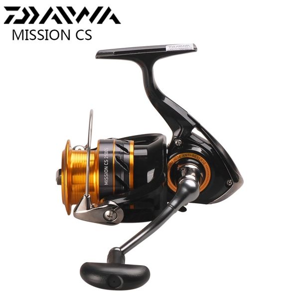 

daiwa mission cs 5.3:1 spinning fishing reel 2000s 2500s 3000s 4000s 4bb saltwater freshwater carp feeder wheel with air rotor