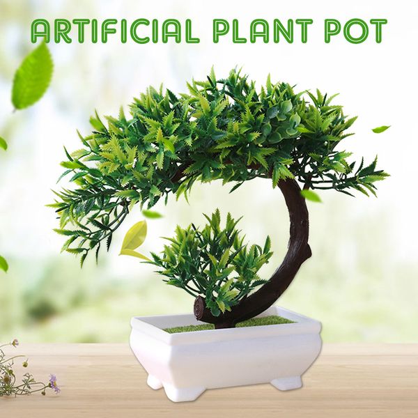 

artificial plant simulation flower simulated potted plants beautiful modern crescent moon lotus plastic diy wedding office