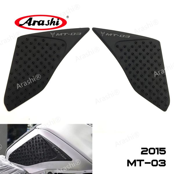 

arashi for yamaha mt-03 2015-2017 motorcycle protector tank pad sticker gas knee grip knee grip protector stickers mt03 mt 03 2015 2016 2017