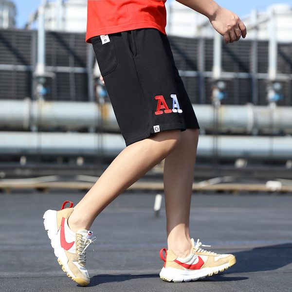 

2020 summer new arrival mens designer shorts ae brand luxury fashion mens pants loose breathable animal print mens short, White;black